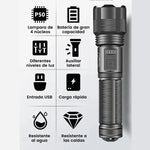 FlareX Pro - Súper Linterna Táctica de Largo Alcance
