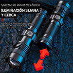 FlareX Pro - Súper Linterna Táctica de Largo Alcance